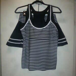 Matching Sexy Beach Tank and Skort Matching Tennis Set, XL